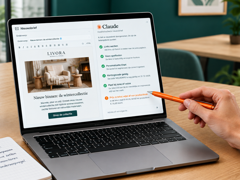 Meer kwaliteit in elke mail: zo zetten wij AI in voor e-mailmarketing