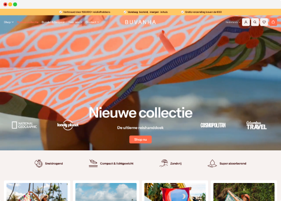 Buvanha | Shopify webshop