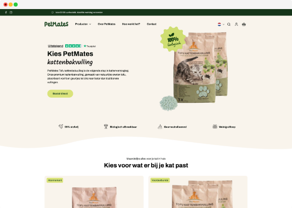 Petmates |  Shopify webshop