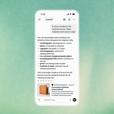 ChatGPT adverteren