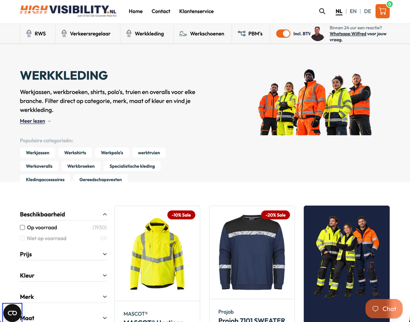 Duizenden artikelen, één shop waarin de vakman zijn maat meteen vindt