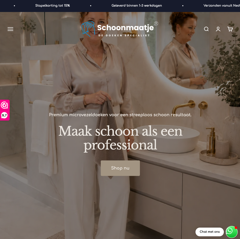 Een nieuw merk op de markt, zonder één retour