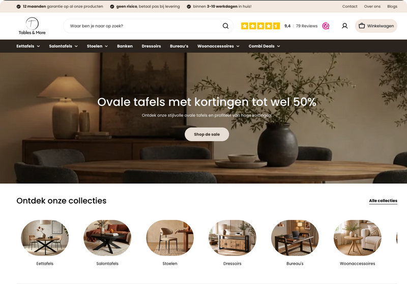 Tables & More in een nieuw jasje: dezelfde kern, een frissere look